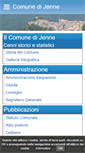 Mobile Screenshot of comune.jenne.rm.it